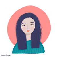 Girl Pink GIF by Verónica Salazar
