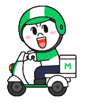 Hungry Moon Sticker by LINE MAN Wongnai