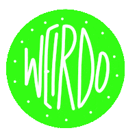 Weirdo Sticker by Ardent Dog
