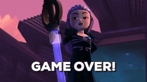 that's it game over GIF by LEGO