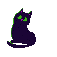 Cat Tail Sticker