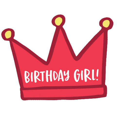 Happy Birthday Queen Sticker by Camp Bow Wow