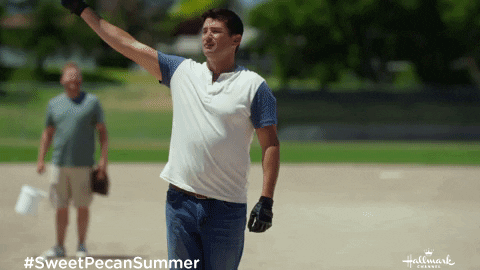 Take A Bow Baseball GIF by Hallmark Channel