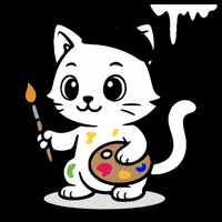 Art Cat GIF