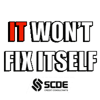 scdecredit money credit debt credit score Sticker