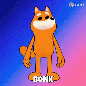 Shocked Electric Blue GIF by BONK