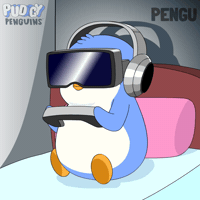 Playing Virtual Reality GIF by Pudgy Penguins