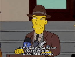 Angry Season 8 GIF by The Simpsons