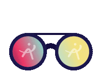 BrightPlusBelgium work sunglasses future bright Sticker