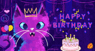 Happy Birthday Cat GIF