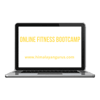 himalayangurus logo fitness vacation mma Sticker