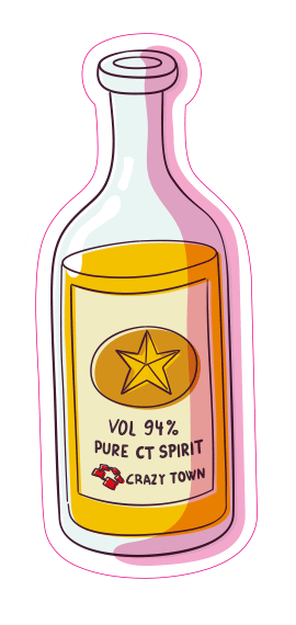 giphyupload bottle crazy town jallu Sticker