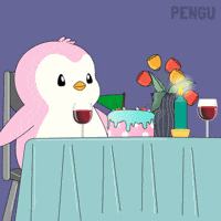 Night Out Pink GIF by Pudgy Penguins