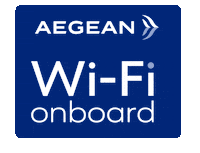 Wifionboard Sticker by Aegean Airlines