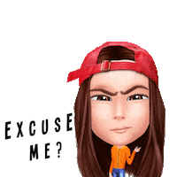 Excuse Me Valeriaareynoso Sticker by Genies