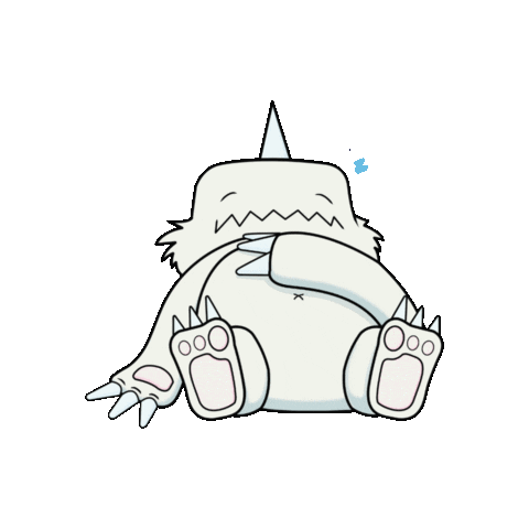 Sleepy Art Sticker