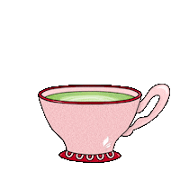 FullLeafTeaCo heart tea valentines day valentines Sticker