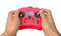 HobbyDrone radio flying drone control Sticker