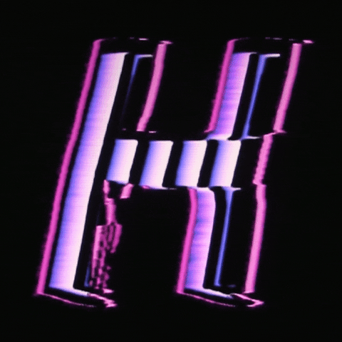 Glitch Alphabet GIF by #BASILIO
