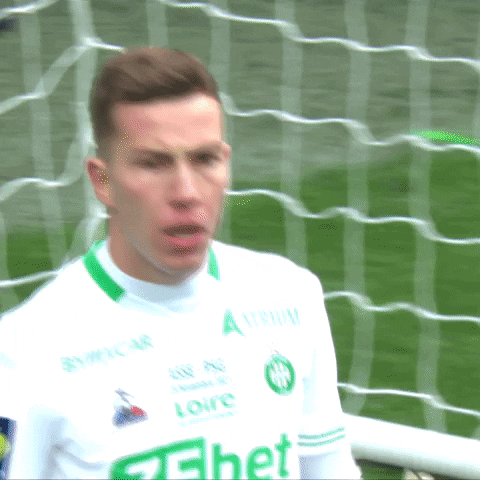 Football Rage GIF by AS Saint-Étienne