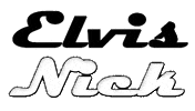 elvisnick music logo rock artist Sticker