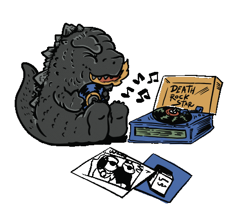 Godzilla Kaiju Sticker