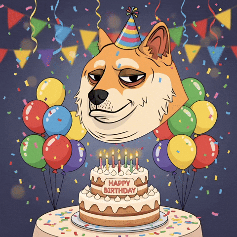 Happy Birthday Party GIF by Doge Pound