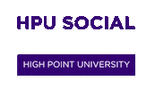 Hpu Social Sticker by High Point University