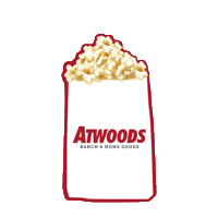 Popcorn Sticker by Atwoods Ranch & Home Goods