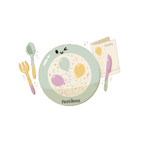 Table Plate Sticker by Festibox