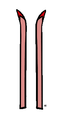 Pink Winter Sticker