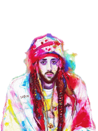 Hip Hop Art Sticker by LorenzoTheGawd