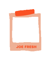 Film Orange Sticker by Joe Fresh