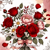Gratitude Bouquet De Fleurs GIF by TresorsDuMonde.ca