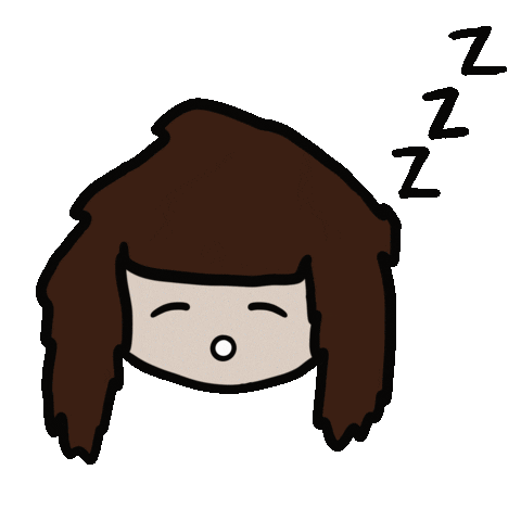 Tired Sleep Sticker