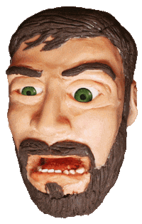 Scared Halloween Sticker by Trent Shy Claymations