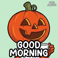 Good Morning Halloween GIF by VeeFriends