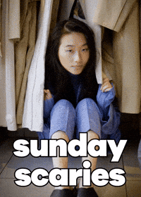 Scared Go Away GIF by Sealed With A GIF