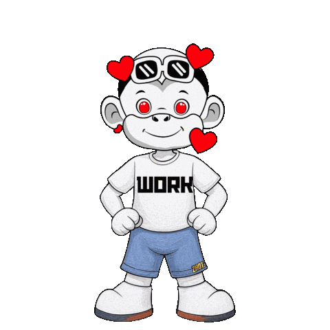 Do What You Love Work Sticker by Zhot