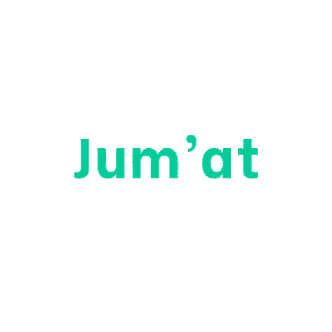 Jumat Sticker by Luarsekolah