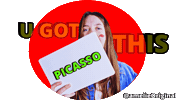 Amelie Picasso Sticker by amelie