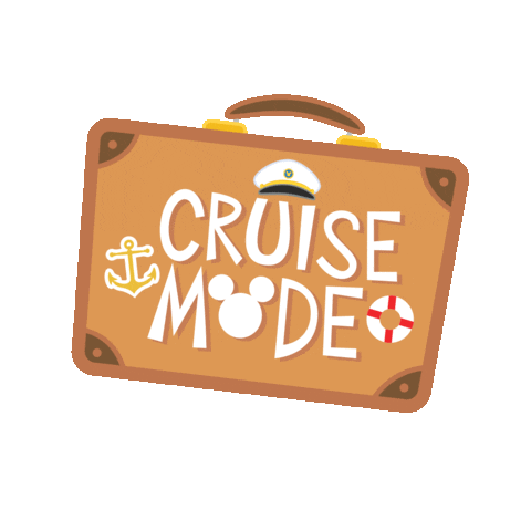 Cruise Mode Dcl Sticker by DisneyCruiseLine