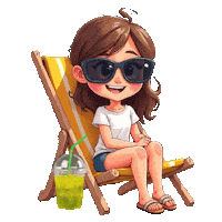 Summer Beach Sticker