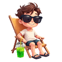 Summer Beach Sticker