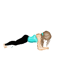 Barre Plank Sticker by The Vitality Place