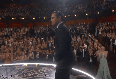 leonardo dicaprio oscars GIF by The Academy Awards