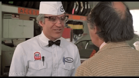 geiselr17 giphygifmaker the jerk the jerk glasses glasses nose bridge GIF