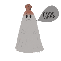 mariaedmaciel ghost fantasma raiva lendoterror Sticker