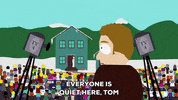 news talking GIF by South Park 