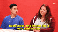 Similar vibe snack
